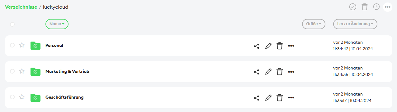 luckycloud_Zusammenarbeit%20in%20Teams02_%C3%9Cbersicht%20Verzeichnisse